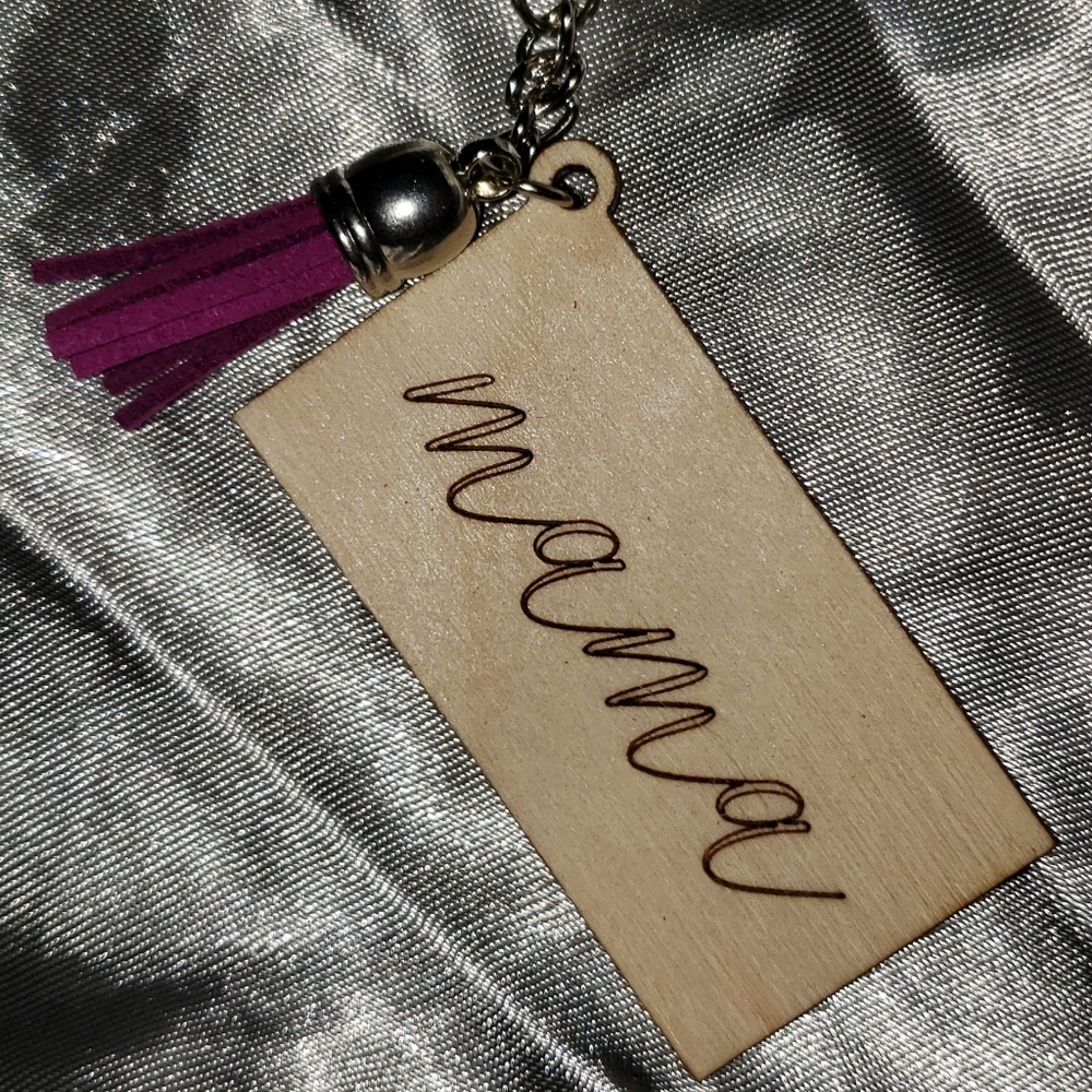 Wooden Rectangle Mom Keychains - Picture 4 of 5